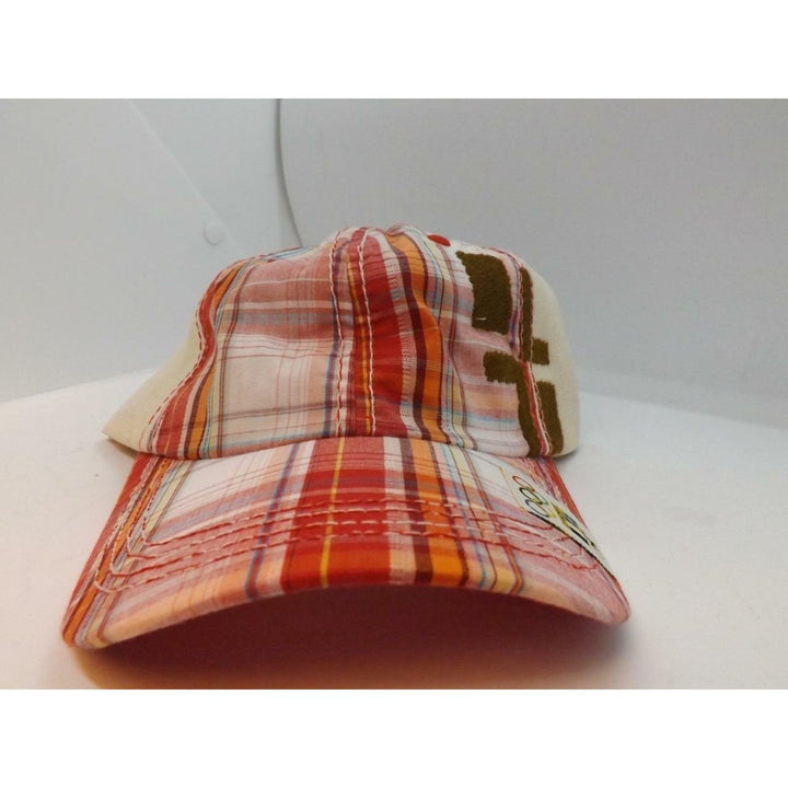 1948 St. Moritz Switzerland Winter Olympics Mens OSFA Plaid Cap Hat Image 3