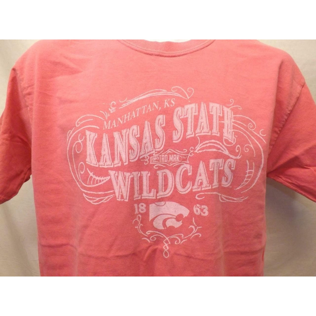 Kansas State Wildcats Adult Size M Medium Pink Shirt Image 2