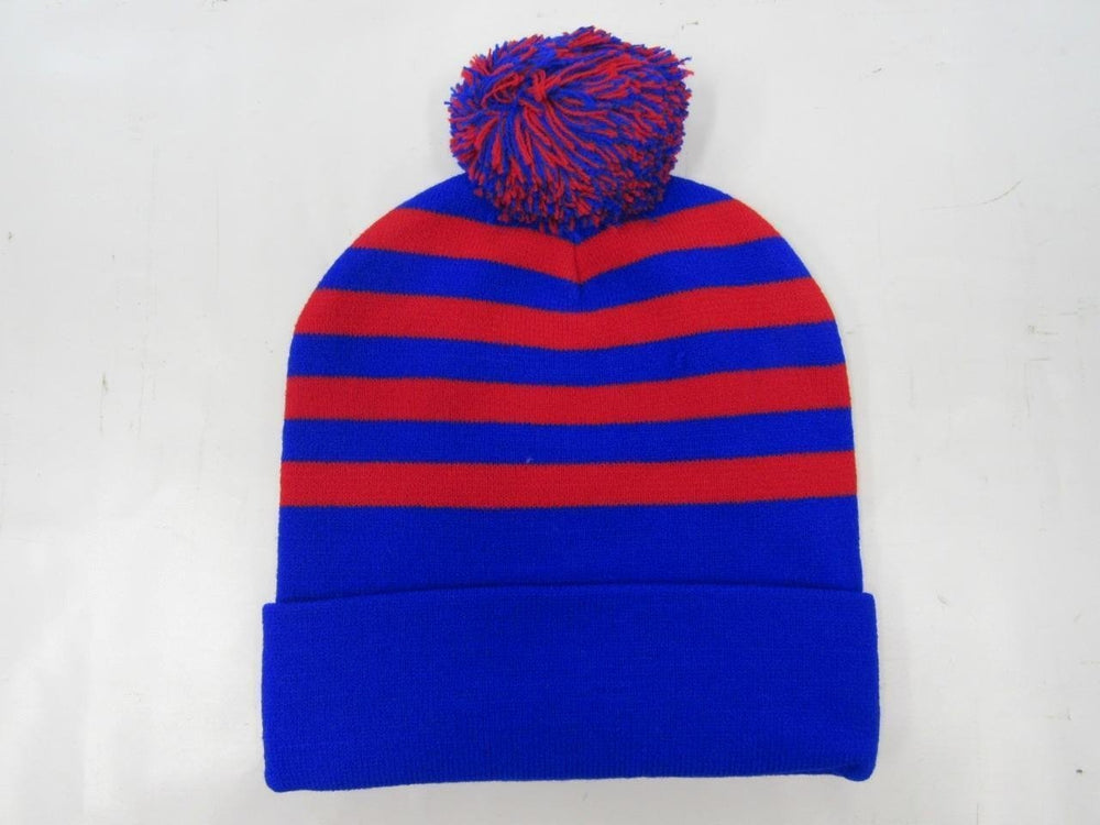 Barcelona Football Club Mens Size OSF Blue Hat Beanie Image 2