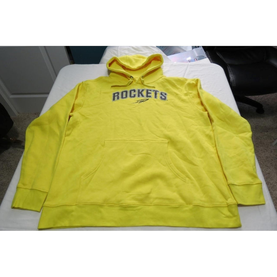 Toledo Rockets Mens Size XL XLarge Yellow Hoodie Image 1