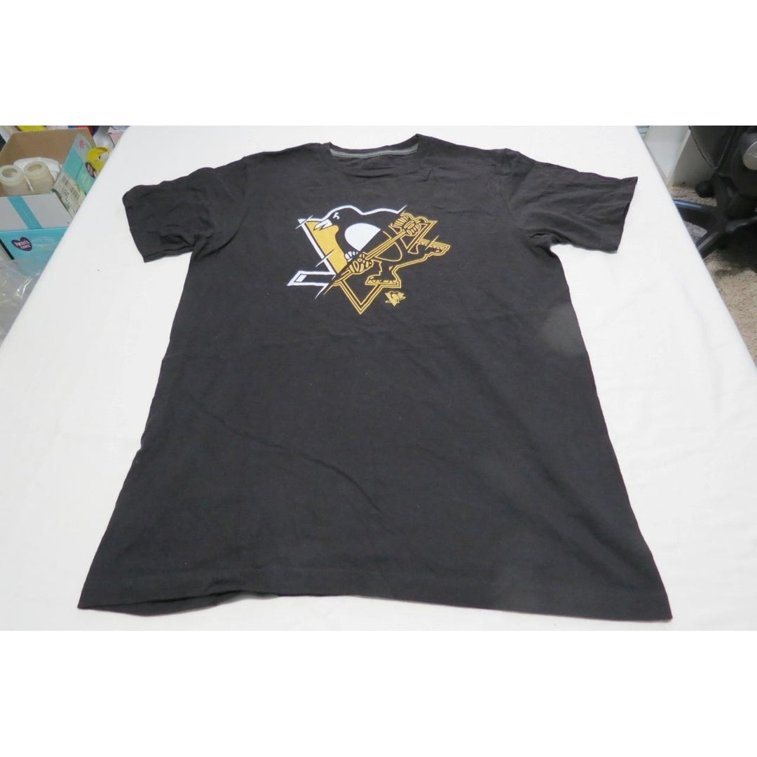 Pittsburgh Penguins Mens Size M Medium Black Shirt Image 1