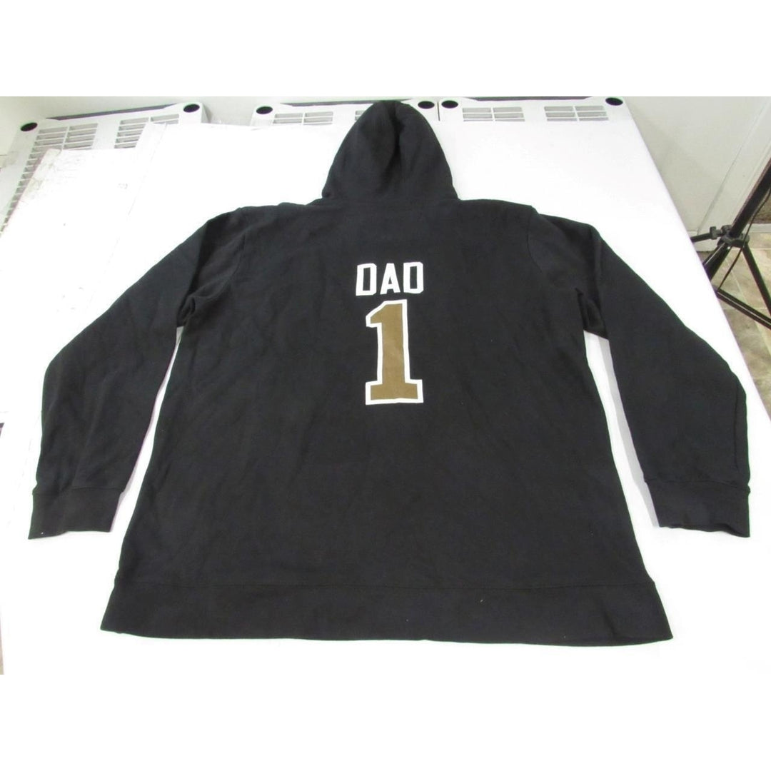 Las Vegas Golden Knights 1 Dad Mens Size 2XL-Tall 2XLarge-Tall Black Hoodie Image 2