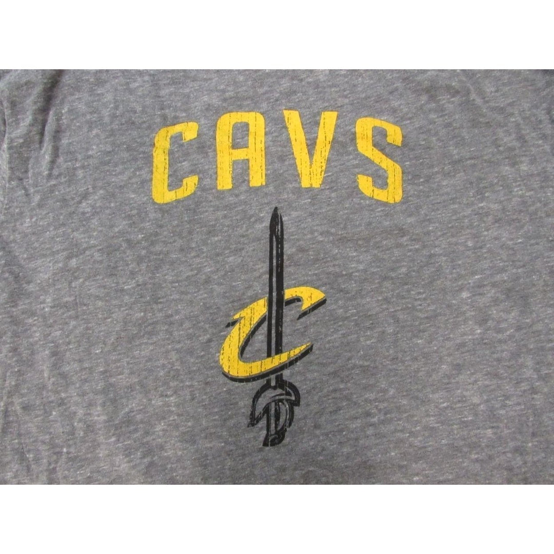 Cleveland Cavaliers "Cavs" Mens Size XL XLarge Gray Adidas Shirt Image 3