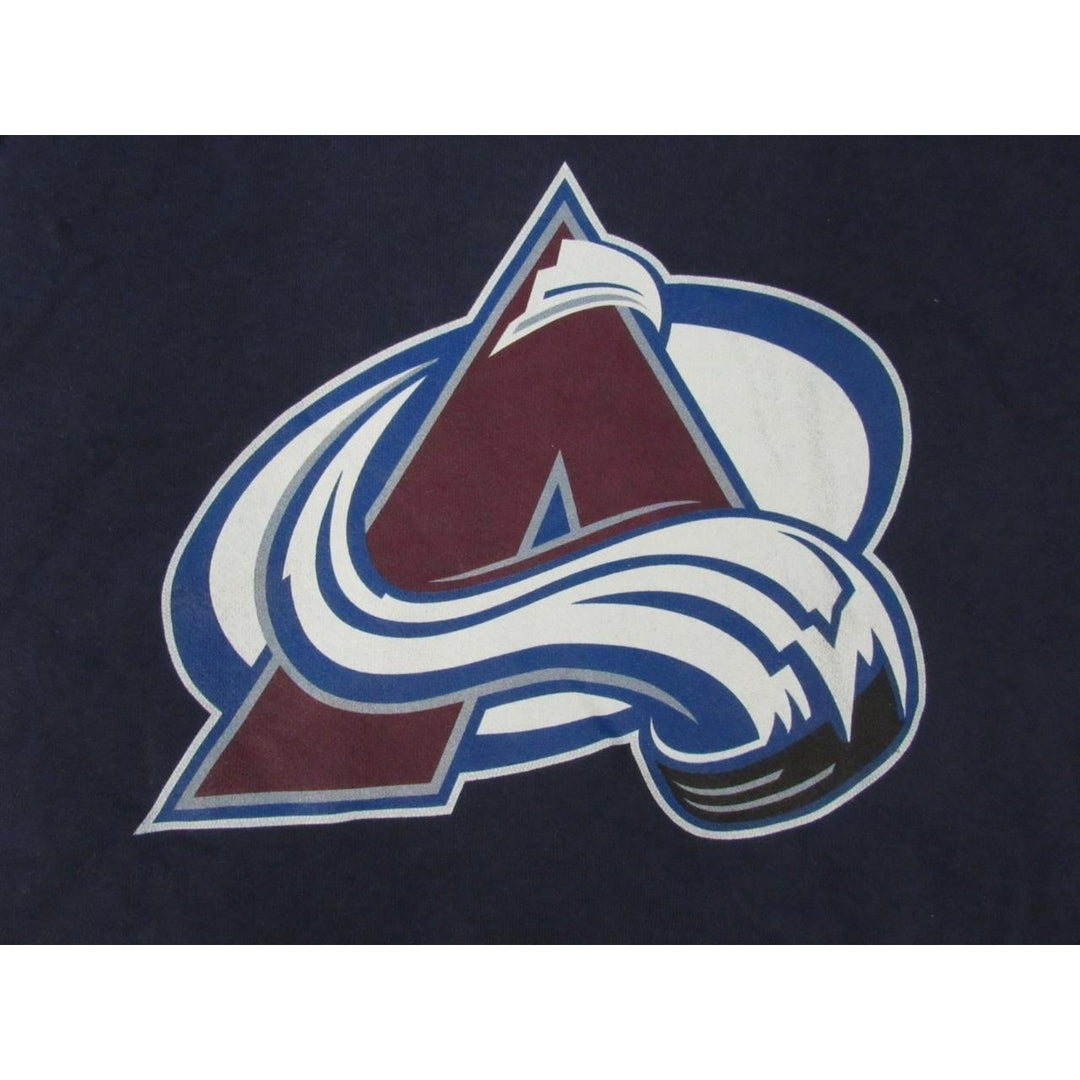 Colorado Avalanche 29 Nathan MacKinnon Mens Size L Large Blue Hoodie Image 3