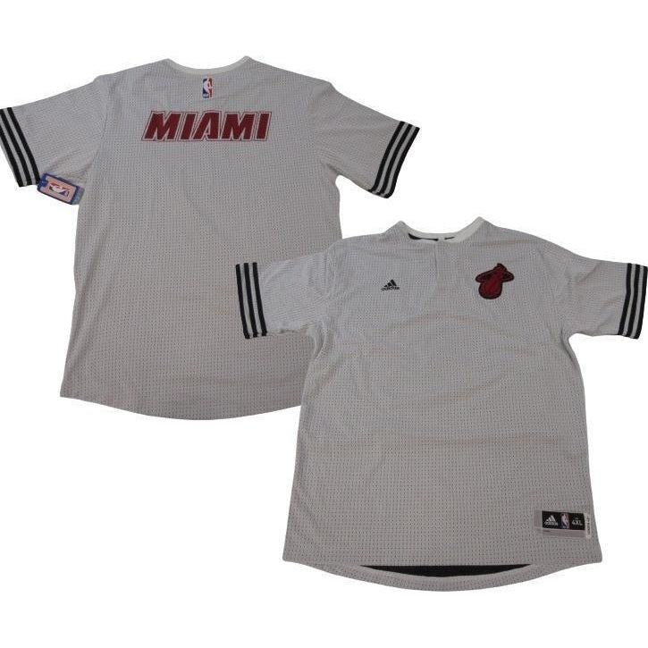 Miami Heat Mens Size 2XL+2 Adidas Warm Up Shooting Shirt Image 1