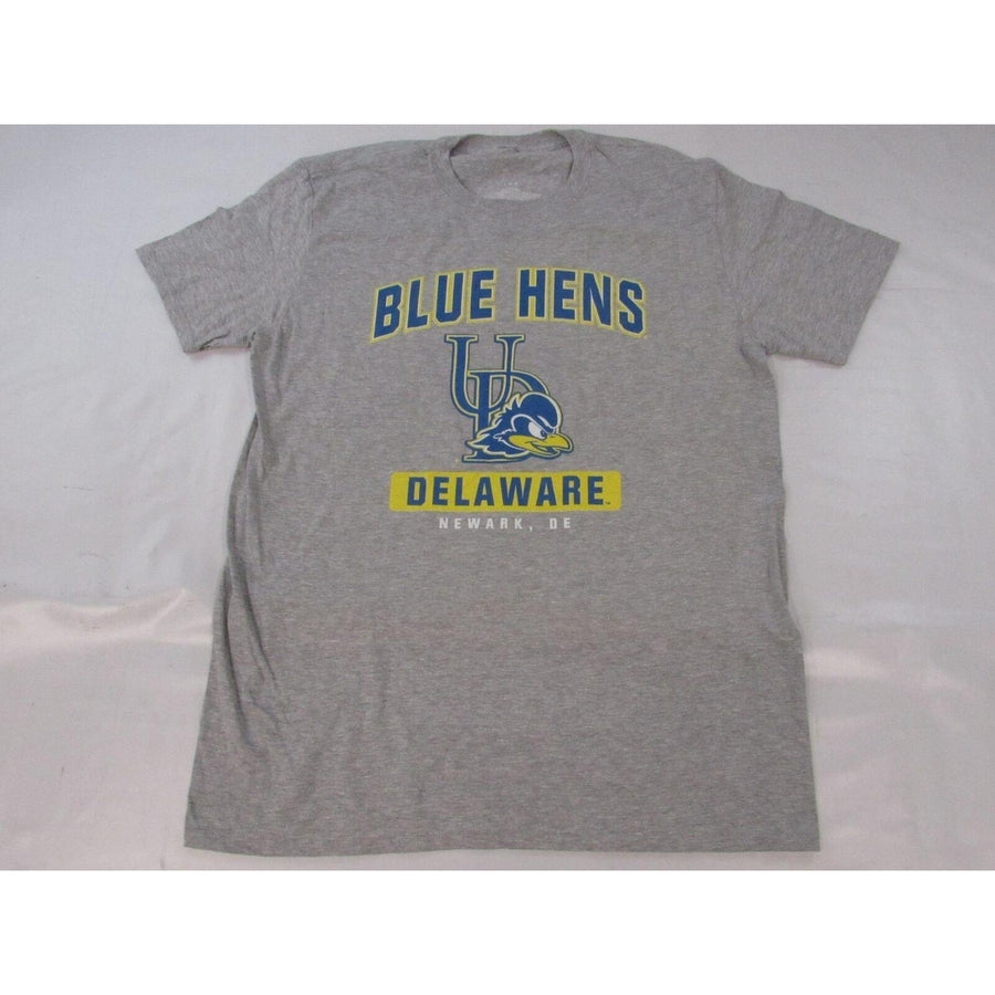 Delaware Fightin Blue Hens Newark DE Mens Size L Large Heather Gray Shirt Image 1