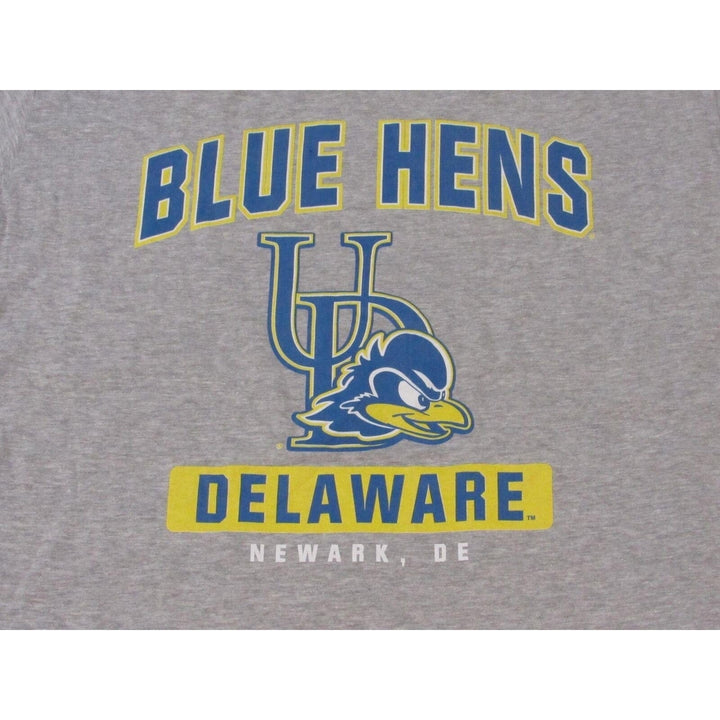 Delaware Fightin Blue Hens Newark DE Mens Size L Large Heather Gray Shirt Image 3