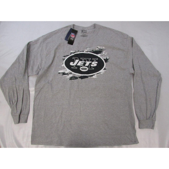 York Jets Mens Size 2XL 2XLarge Gray Long Sleeve Shirt Image 1