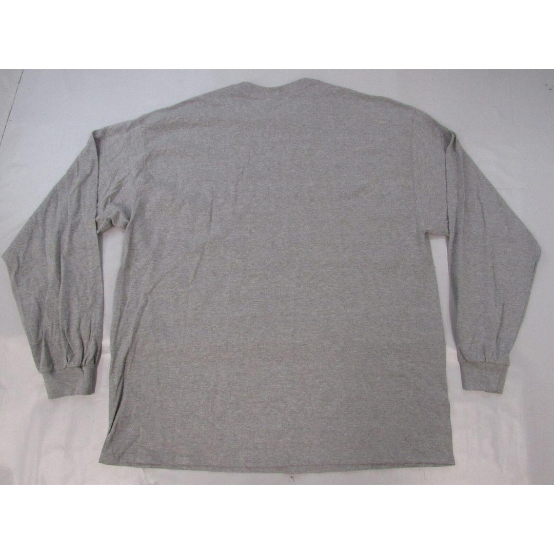 York Jets Mens Size 2XL 2XLarge Gray Long Sleeve Shirt Image 2