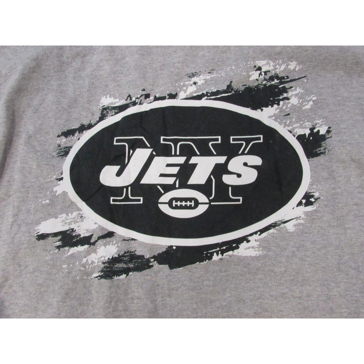 York Jets Mens Size 2XL 2XLarge Gray Long Sleeve Shirt Image 3