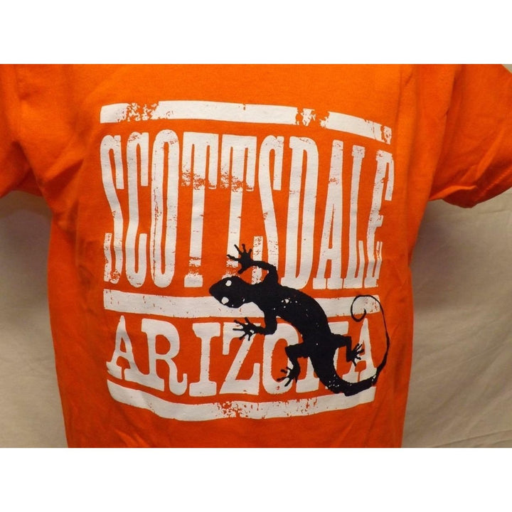 Scottsdale Arizona Youth Size XS XSmall Orange Shirt Image 2