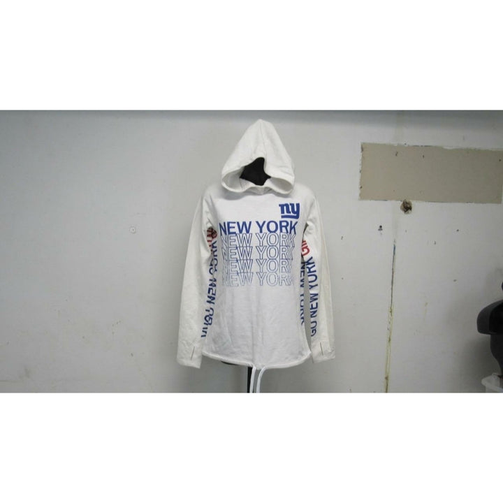 York Giants Womens Size S Small White Hoodie Image 1