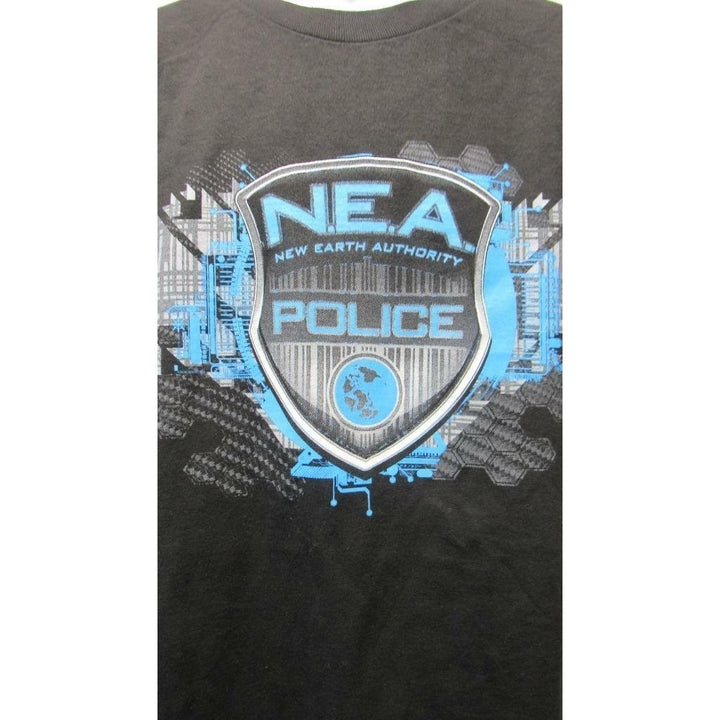 Monster Jam N.E.A. Earth Authority Mens Size 2XL Black Shirt Image 3