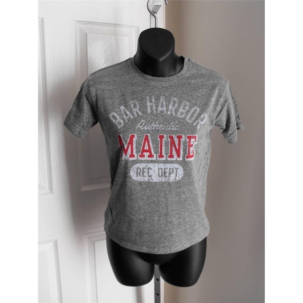 Bar Harbor Maine Vintage Style Youth Medium T-Shirt by J. America 59PN Image 1