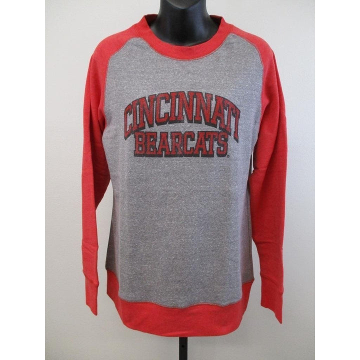 Cincinnati Bearcats Womens Size M Medium Gray/Red Sweatshirt Image 1