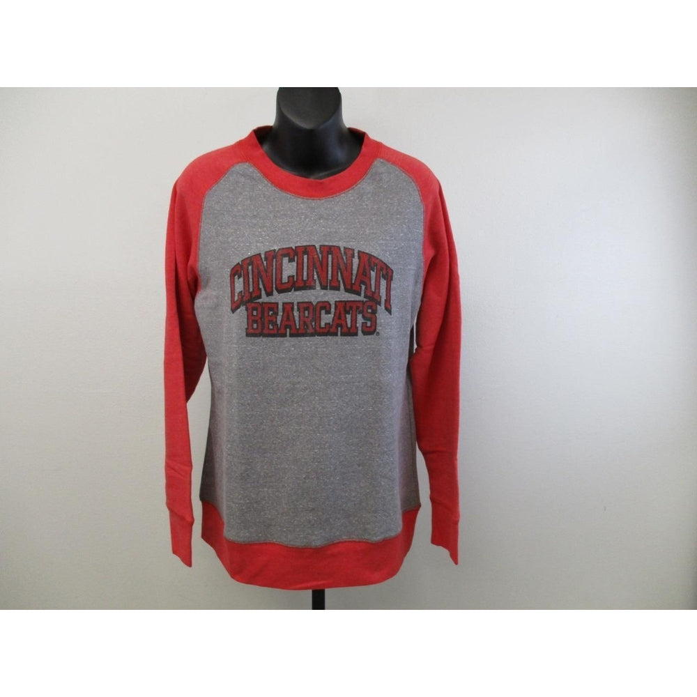 Cincinnati Bearcats Womens Size M Medium Gray/Red Sweatshirt Image 2