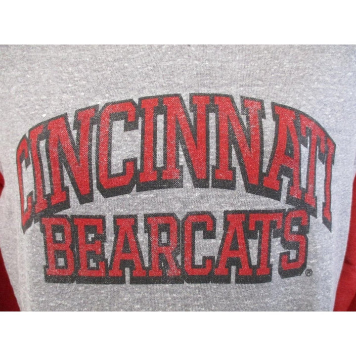 Cincinnati Bearcats Womens Size M Medium Gray/Red Sweatshirt Image 3