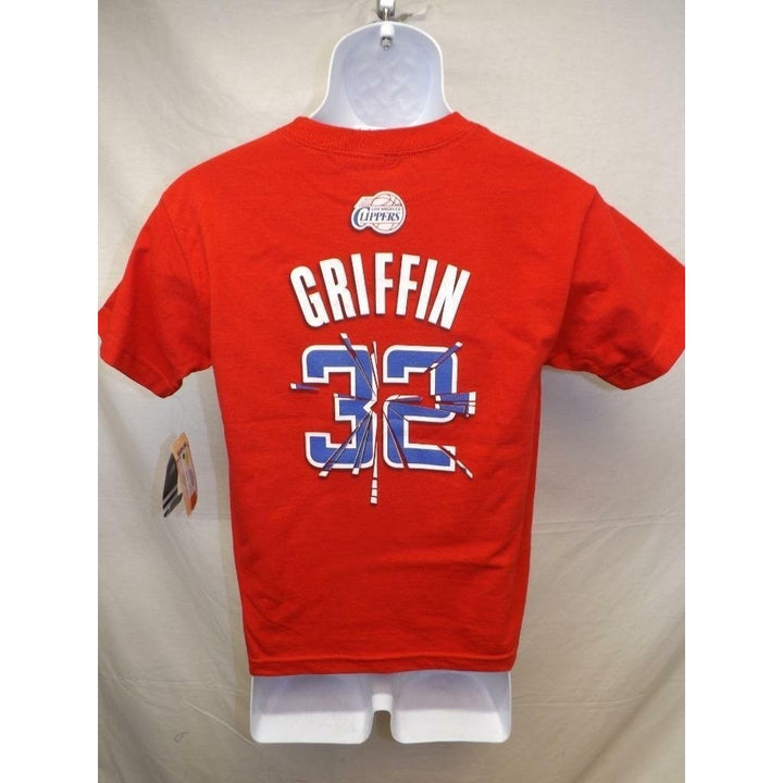 Los Angeles Clippers Blake Griffin 32 Adidas Youth M Medium 10/12 Red Shirt Image 2