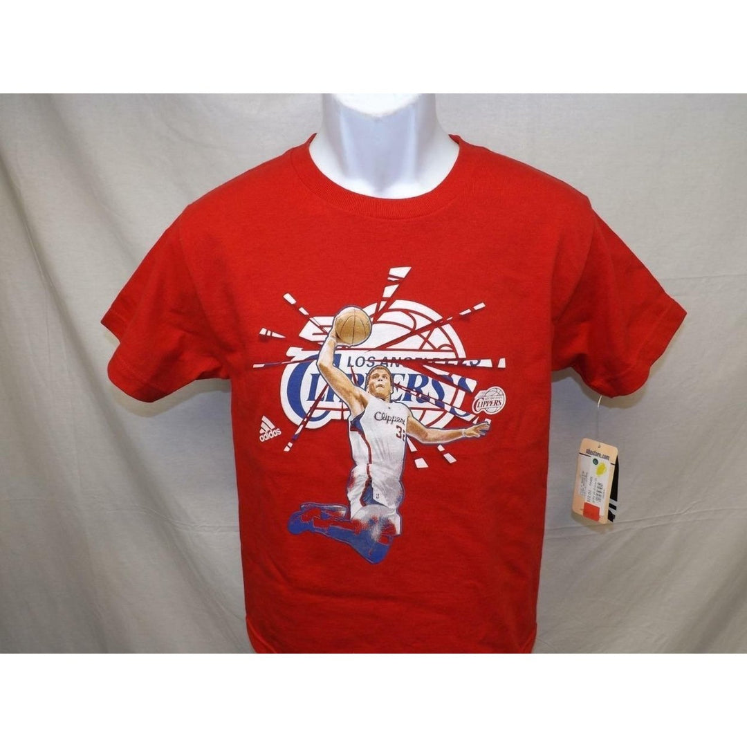 Los Angeles Clippers Blake Griffin 32 Adidas Youth M Medium 10/12 Red Shirt Image 4