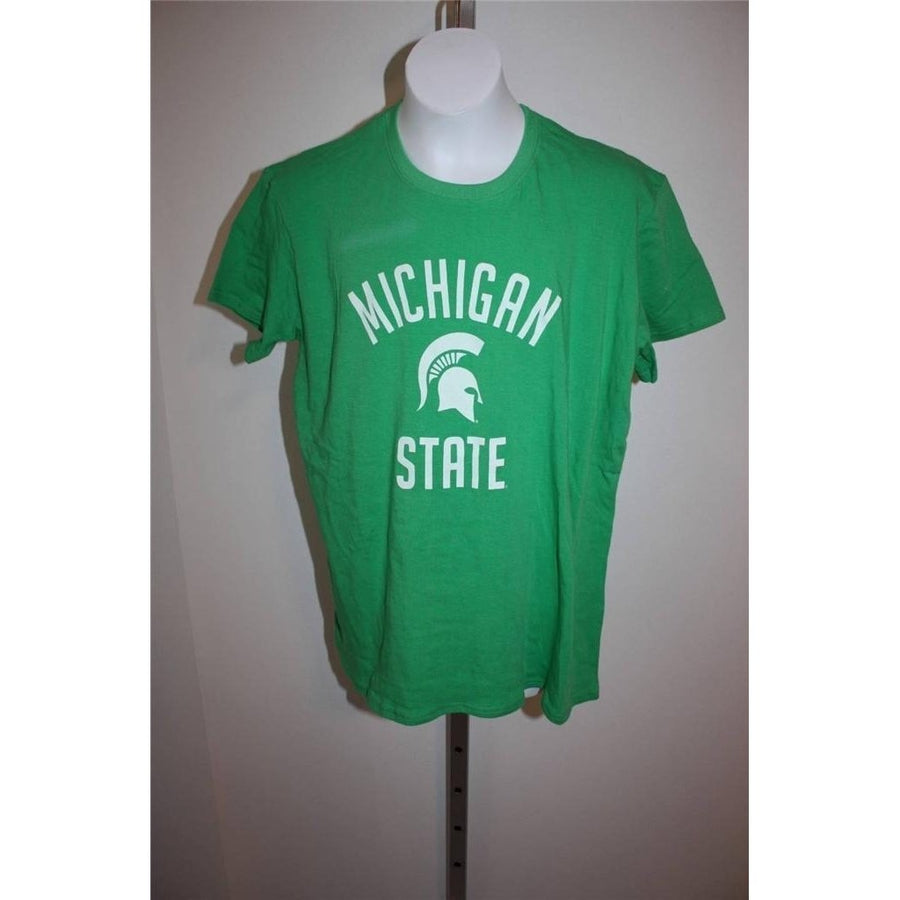 MICHIGAN STATE SPARTANS YOUTH GIRLS LARGE (size 10/12) CUTE GREEN SHIRT Image 1