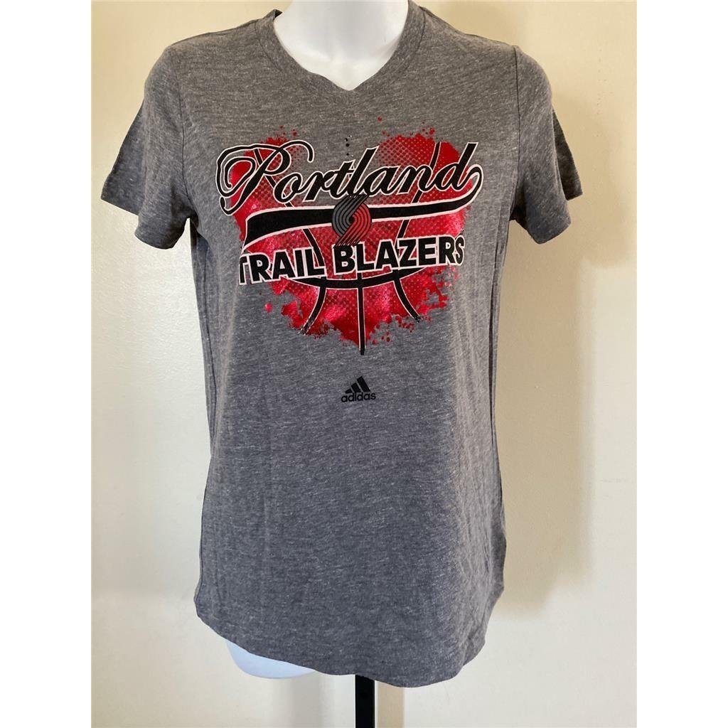 Portland Trail Blazers Girls Size L Large Gray Shirt Image 1