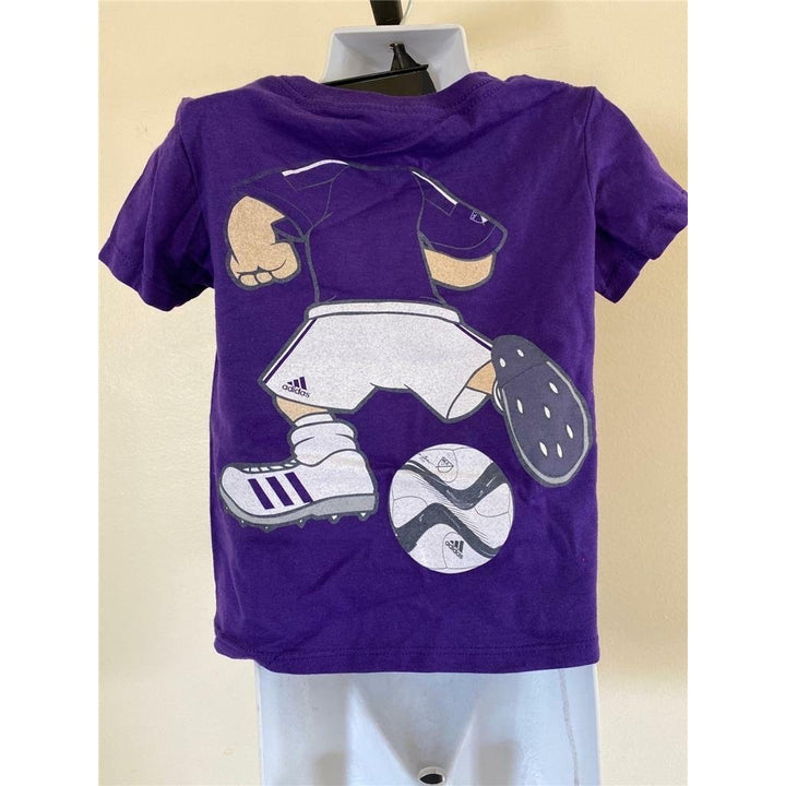 Orlando City FC Kids Size 2T Purple Adidas Shirt Image 4