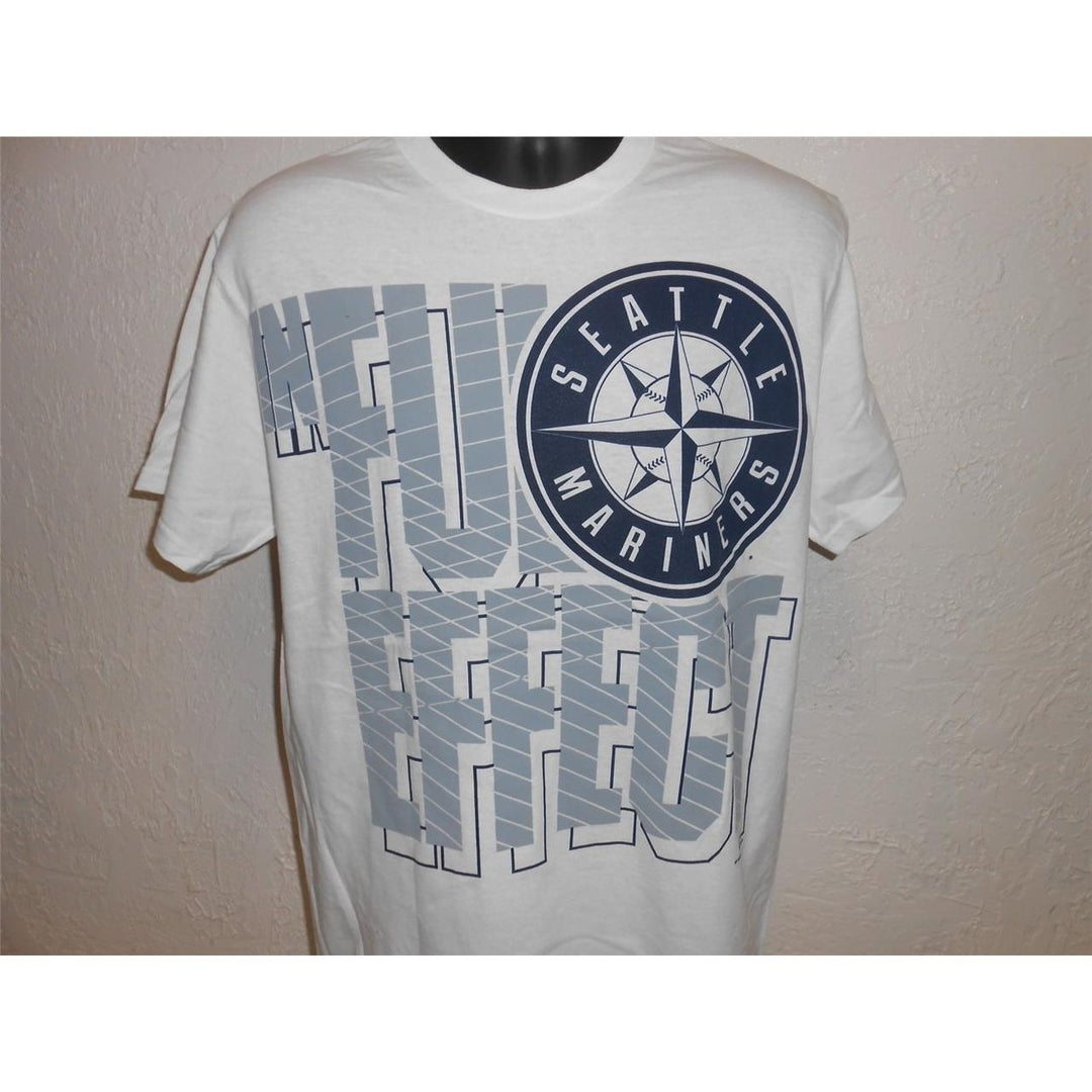 Seattle Mariners Mens Medium (M) White Genuine Merchandise Shirt Image 1