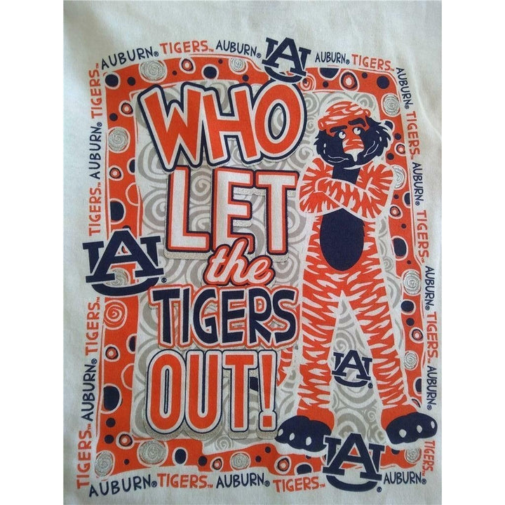 Minor Flaw Auburn Tigers Mens Size L White J. America Shirt Image 6