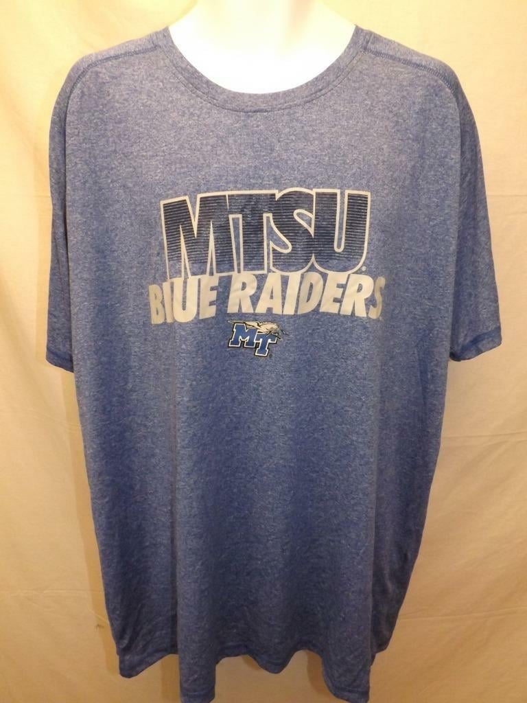 Mid. Tenn. St. Blue Raiders Mens Size 2XL Polyester Performance Shirt Image 1