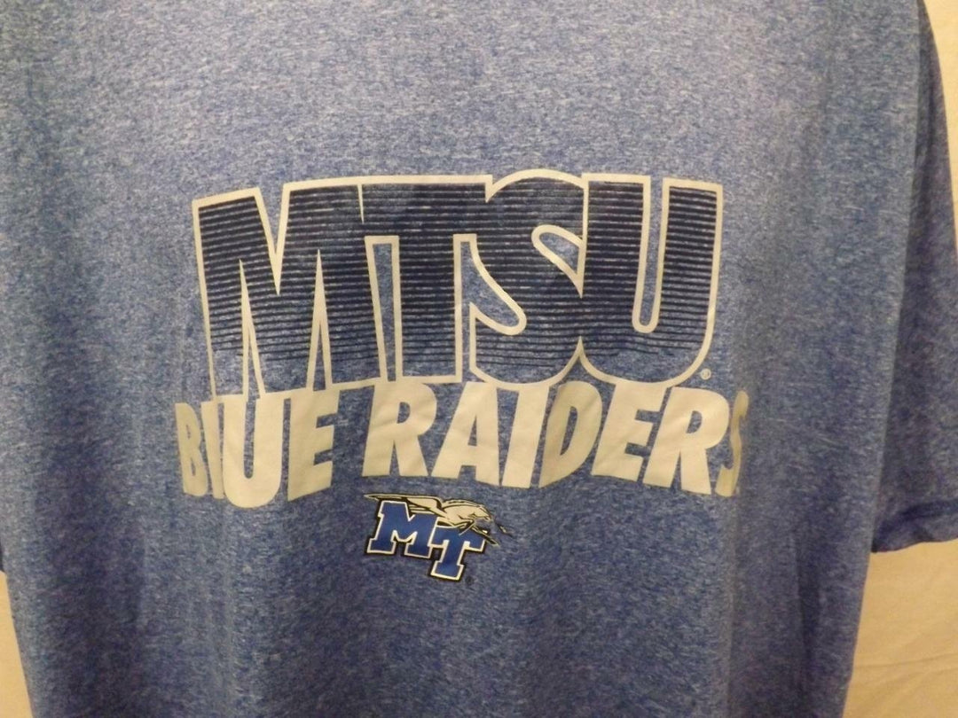 Mid. Tenn. St. Blue Raiders Mens Size 2XL Polyester Performance Shirt Image 2