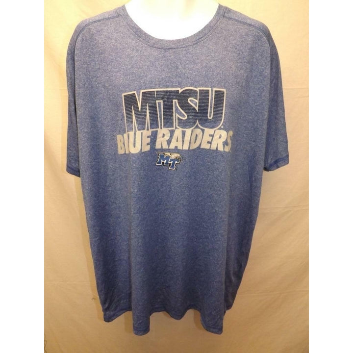 Mid. Tenn. St. Blue Raiders Mens Size 2XL Polyester Performance Shirt Image 4