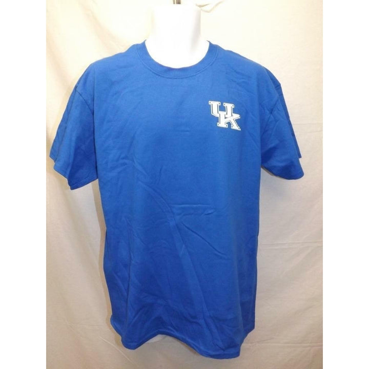 Kentucky Wildcats "Go Big Blue" Mens Size L Large Blue 2-Sided Shirt Image 1