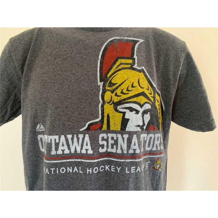 Ottawa Senators Youth Size L Large Gray Shirt Image 2