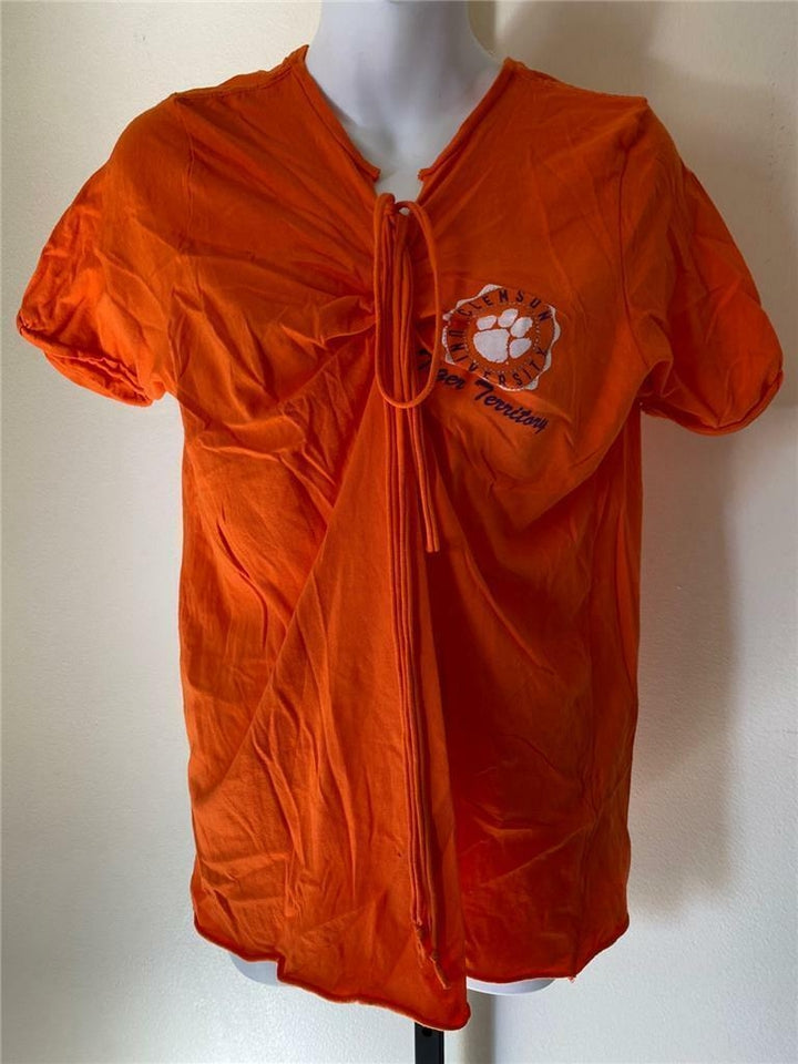 Clemson Tigers Womens Size M Medium Orange Shirt Image 1