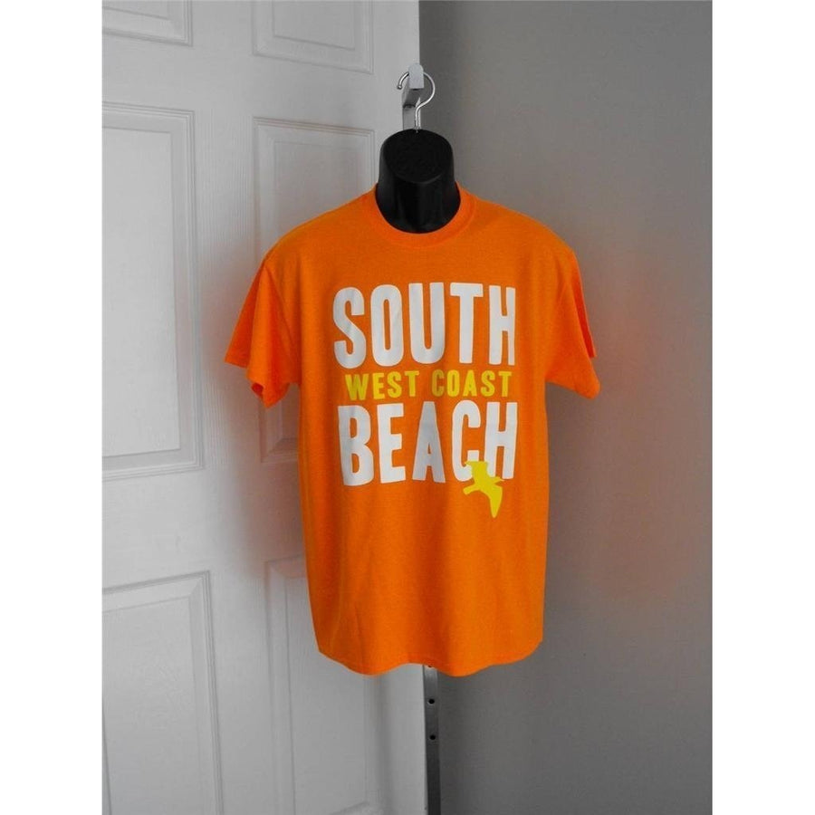 South Beach West Coast Mens Medium T-Shirt 59TD Image 1