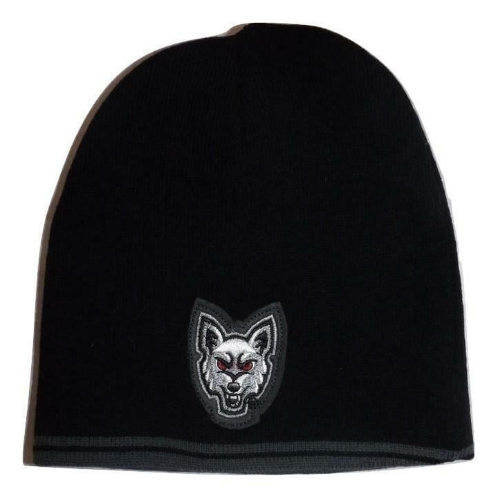 South Dakota Coyotes Mens Adult Size OSFA Black Beanie Hat Image 1