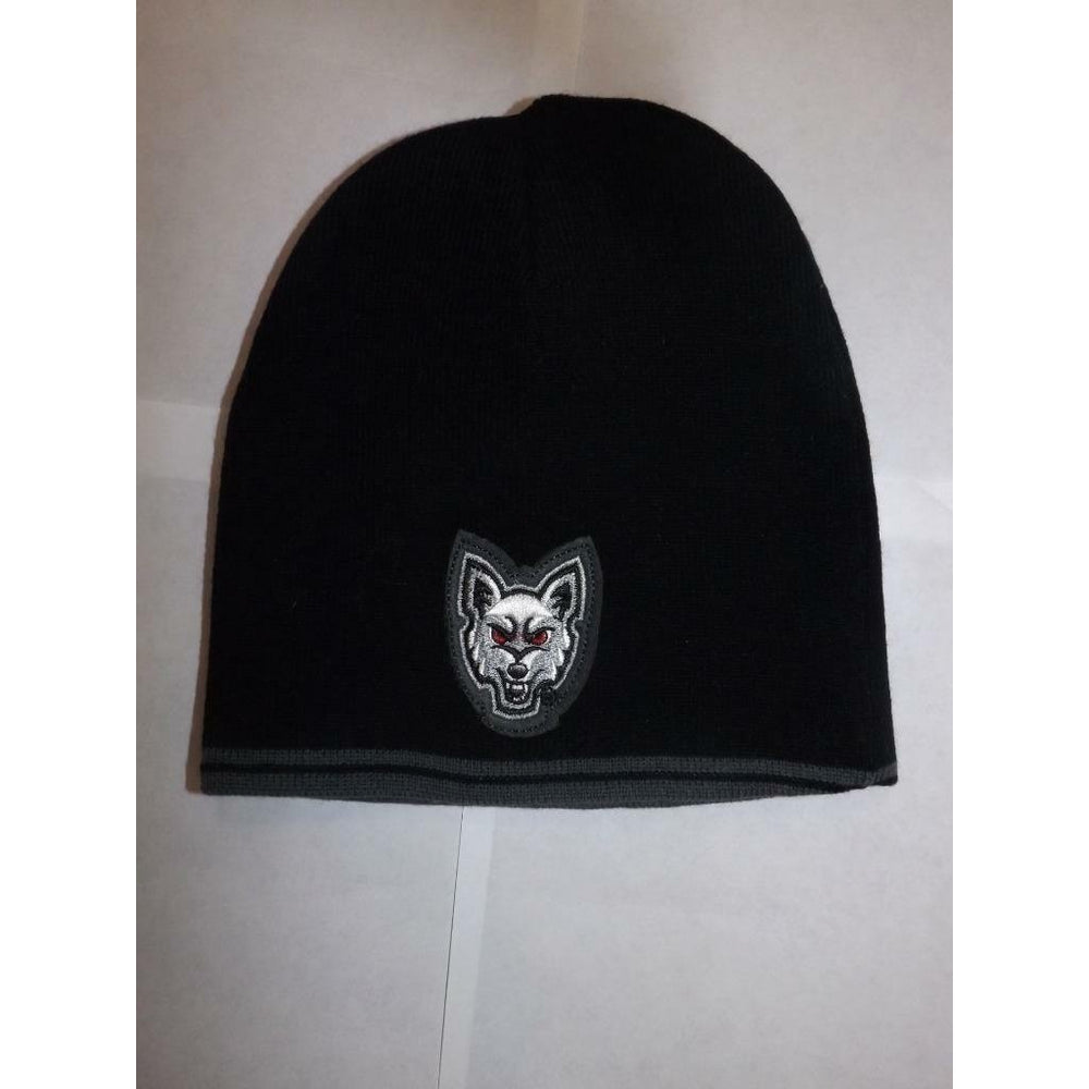 South Dakota Coyotes Mens Adult Size OSFA Black Beanie Hat Image 2