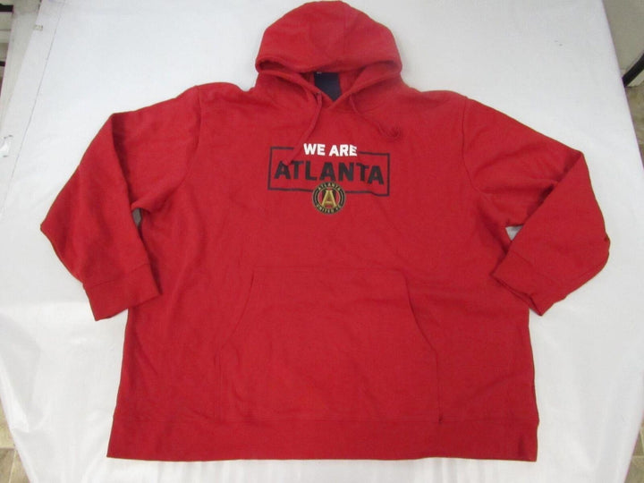 Atlanta United FC MLS Soccer Mens Size 4XL 4X-Large Red Hoodie Image 1