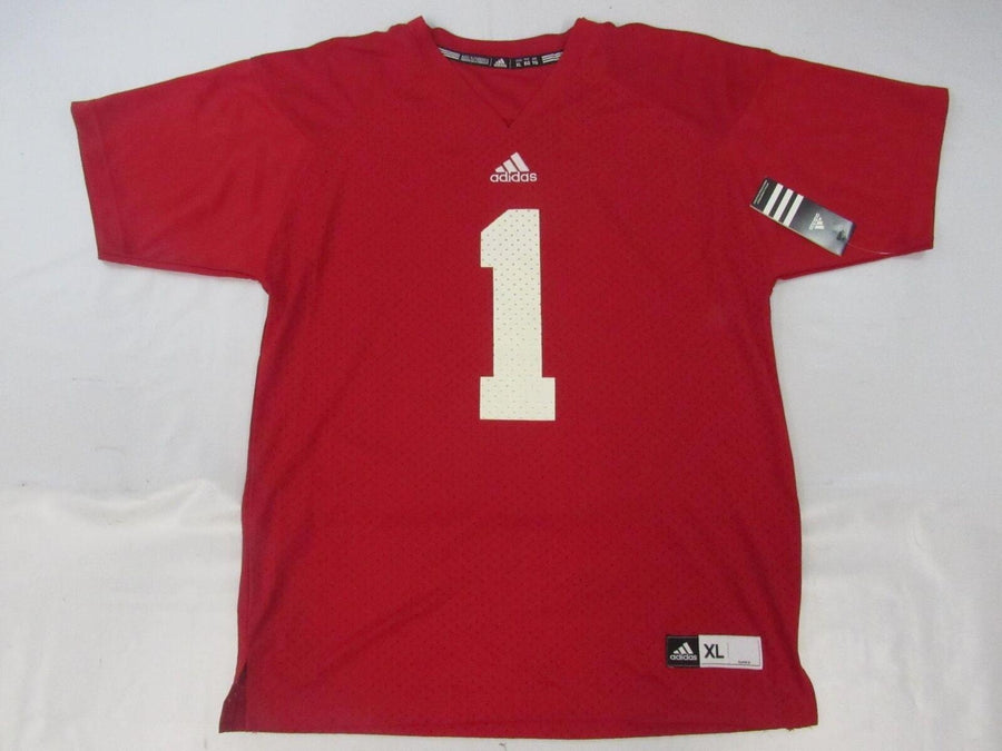 1 Mens Size XL XLarge Red Adidas Jersey Image 1