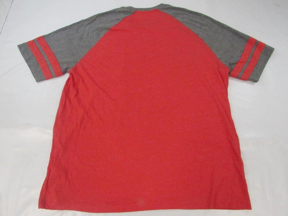 Rutgers Scarlet Knights Mens Size 3XL 3XLarge Red Shirt w/ Distressed Print Image 2