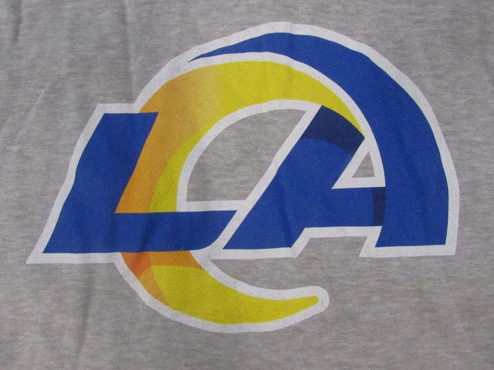 Los Angeles Rams Womens Size XL XLarge Gray V-Neck Hoodie Image 3