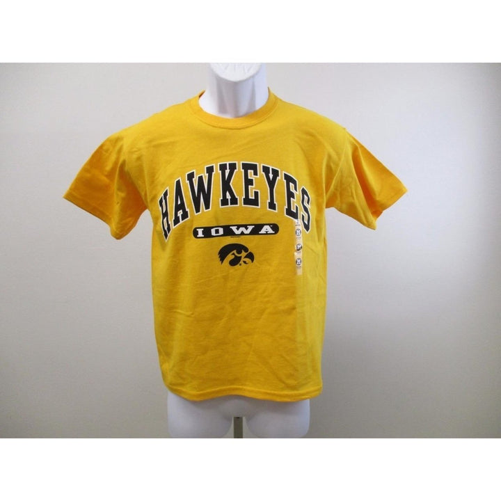 Iowa Hawkeyes Youth Size M Medium 10/12 Yellow Shirt 15 Image 2