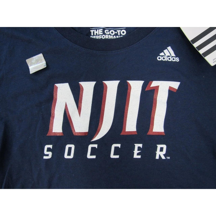 Jersey Institute of Technology Soccer Womens Size S Adidas Blue Shirt Image 3