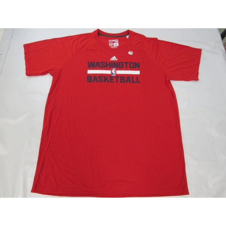 Washington Wizards Basketball Mens Size 2XL-Tall Adidas Climalite Shirt Image 6