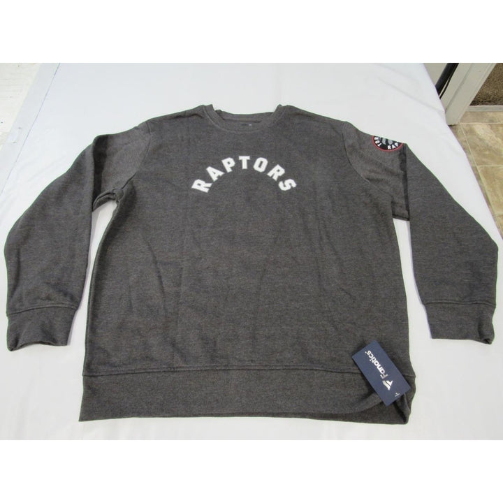 Toronto Raptors Mens Size 2XL 2XLarge Dark Gray Sweatshirt Image 1