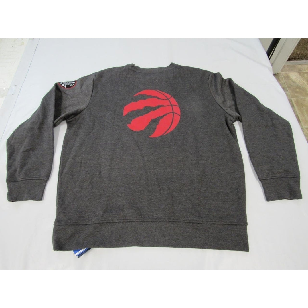 Toronto Raptors Mens Size 2XL 2XLarge Dark Gray Sweatshirt Image 2