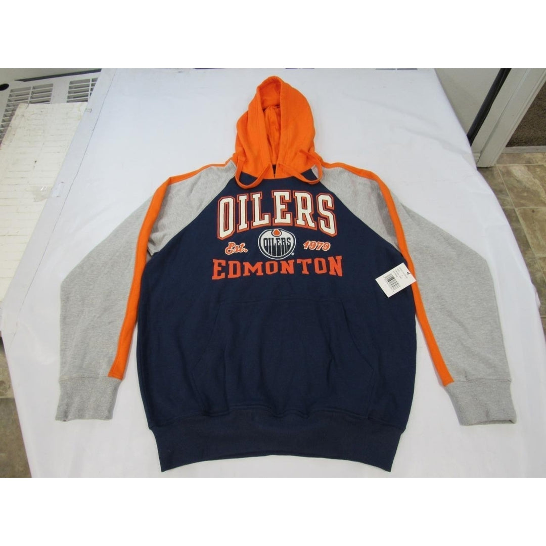 Edmonton Oilers Est. 1979 Mens Size L Large G-III Multi-Color Hoodie Image 4