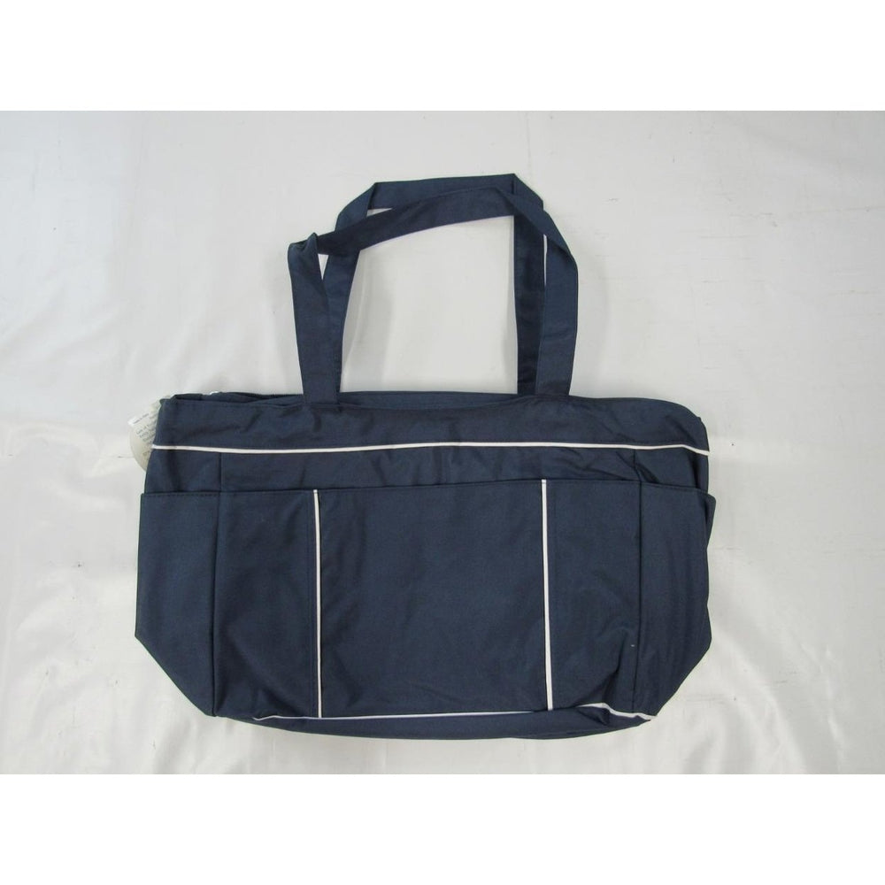 Gonzaga Bulldogs Basketball Theme Navy Blue Diaper Bag Image 2