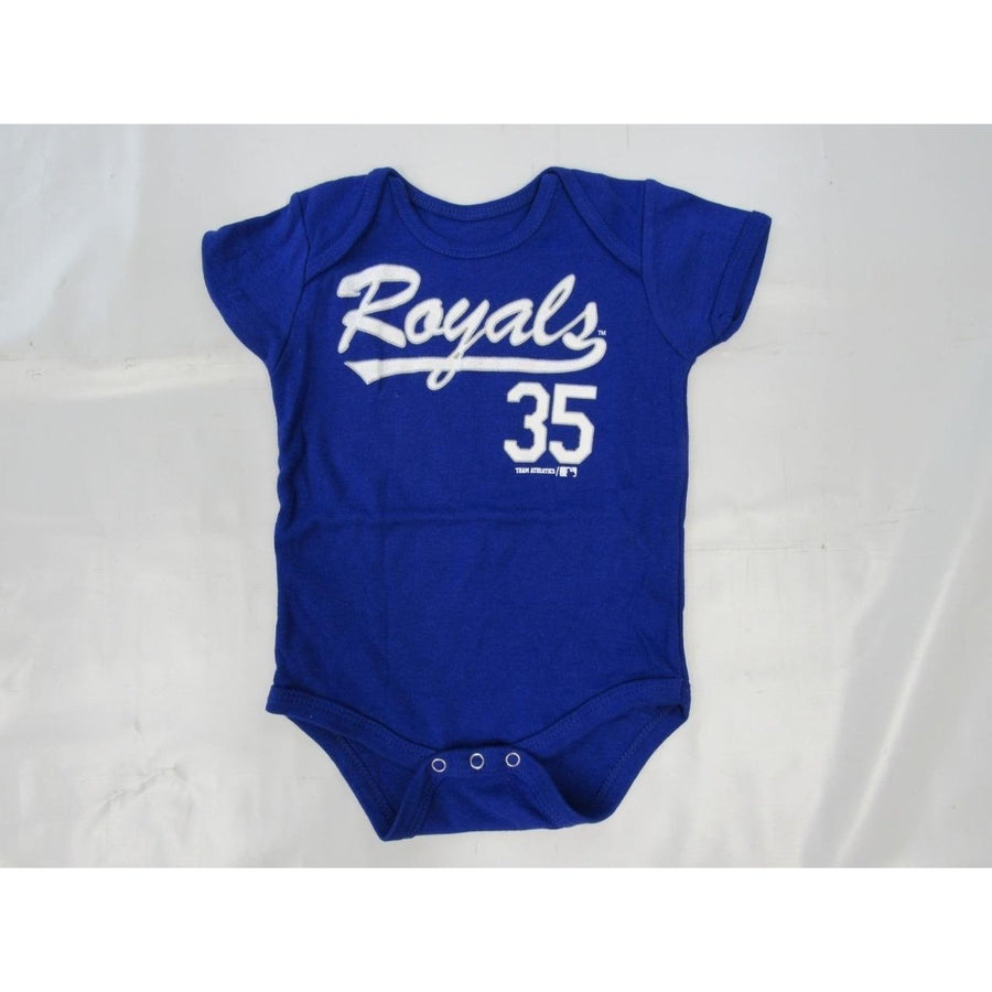 Kansas City Royals 35 Eric Hosmer 12 Month Child Blue Creeper Image 1