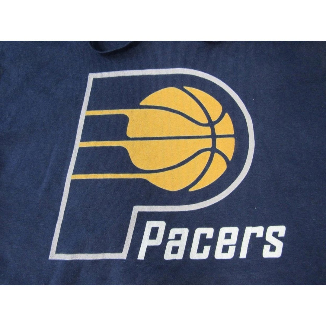 Indiana Pacers Mens Size M Medium Navy Blue Hoodie Image 3